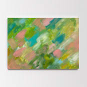 "Adorn #3" - Original Painting in green by Amy Mullen