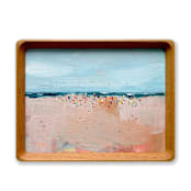 "Busy Beach" - Original Painting in multicolor by Lindsay Megahed