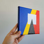 "#40" - Original Painting in multicolor by Bryn Wears-Fitipaldi