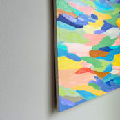 "Crest of Tranquility" - Original Painting in purple by Summer Tali Hilty