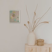 "The Details Are Getting Fuzzy" - Original Mixed Media in multicolor by Nicole Simms