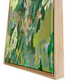 "Tea In The Garden Painting Pair" - Original Mixed Media in green by Jessalin Beutler