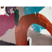 "Garnet & Ruby" - Original Mixed Media in multicolorassorted-colors by Nicole Simms