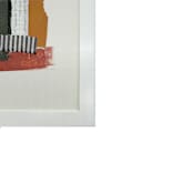 "Textile No 11" - Original Mixed Media in green by Pippin Schupbach