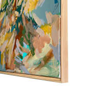 "Dappled Light" - Original Mixed Media in brown by Jessalin Beutler