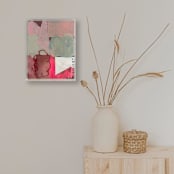 "Tiny Seeds" - Original Mixed Media in multicolorassorted-colors by Nicole Simms