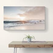 "Anacapa Swell - 48" x 27"" - Limited Edition Prints - Photography in blue by Kamala Nahas