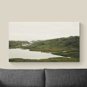 "Highland Coast 64 x 36" - Limited Edition Prints - Photography in green by Kamala Nahas