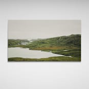 "Highland Coast 64 x 36" - Limited Edition Prints - Photography in green by Kamala Nahas