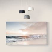 "Anacapa Swell - 64" x 36"" - Limited Edition Prints - Photography in blue by Kamala Nahas