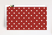 "Holiday Branch" - Stationery in Candied Apple by Jennifer Postorino - Back