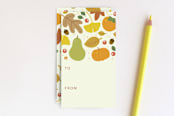 "Autumn Leaves Tags" - Stationery in Ivory by Shannon Chen of Four Wet Feet Studio - Front