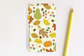 "Autumn Leaves Tags" - Stationery in Ivory by Shannon Chen of Four Wet Feet Studio - Back