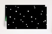 "Holiday Trees at Night" - Stationery in Midnight by Christina Novak - Back