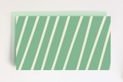 "Happy Little Presents" - Stationery in Mint by Olivia Goree - Back