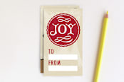 "Jolly Reindeer" - Stationery in Cream by Tiendita Arroyo™ - Back