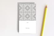 "Joy Frame" - Stationery in Smoke by Amber Barkley - Back