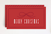 "Christmas Present" - Stationery in Berry by Amber Barkley - Front