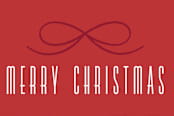 "Christmas Present" - Stationery in Berry by Amber Barkley - Close-Up