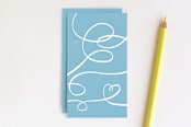 "Skating Bunny" - Stationery in holly by mo kelley - Back