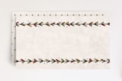 "Seasonal Foliage Border" - Stationery in Bone by Amber Barkley - Front