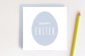 "Speckled Egg Tag" - Stationery in Sky by Amber Barkley - Front