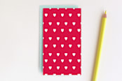 "Cutie Pie Valentine" - Stationery in Berry by Oma N. Ramkhelawan - Back