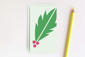 "Jolly Jive Gift Tag" - Stationery in Candy Apple by Maria Koontz - Back