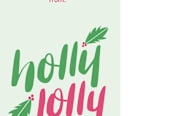 "Jolly Jive Gift Tag" - Stationery in Candy Apple by Maria Koontz - Close-Up