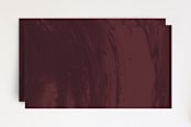 "Marbled Tag" - Stationery in Ruby by Amber Barkley - Back
