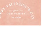 "Arch Heart Valentine's Day Gift Tag" - Stationery in Apricot by Amber Barkley - Close-Up