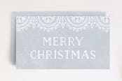 "Winter Scallops Christmas Gift Tag" - Stationery in Sky by Amber Barkley - Front