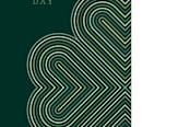 "Multicolored Clover Gift Tag" - Stationery in Pine by Amber Barkley - Close-Up