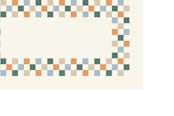 "Checkered Thanksgiving Place Card" - Stationery in Jade by Amber Barkley - Close-Up