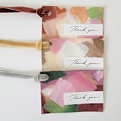 "Abstract Bouquet Hand-Painted, Hand-made Gift Tags/ pack of 10" - Bridesmaid Gifts in multicolorassorted-colors by AlisonJerry