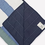 "Multi-Check Quilt Throw" - Blankets and Throws in multicolor by Anchal