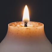 "Taupe Orb Set" - Candles and Holders in beige by Danielle Gaito