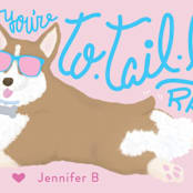 "to-tail-ly rad" - Personal Stationery in bubblegum by Deborah Chou - Close-Up