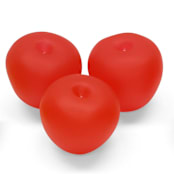 "Fruits Apple" - Decorative Object in red by Tina Frey