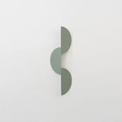 "Tack Wall Hanging — Sage" - Decorative Object in green by Corie Humble