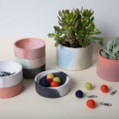 "4" Catch-All: Cookies n Cream" - Decorative Object in black by Pretti.Cool