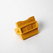 "Marigold Terrazzo Retro Card Holder" - Decorative Object in yellow by Pretti.Cool