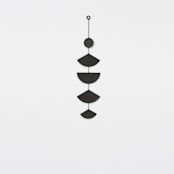 "Aurora Wall Hanging — Black Patina" - Decorative Object in black by Corie Humble