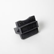 "Black Terrazzo Retro Card Holder" - Decorative Object in black by Pretti.Cool