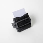 "Black Terrazzo Retro Card Holder" - Decorative Object in black by Pretti.Cool