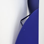 "Two Fold Wall Hanging — Cobalt" - Decorative Object in blue by Corie Humble