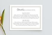"Eloquence" - Mitzvah Direction Cards in Golden Rod by Kimberly FitzSimons - Front