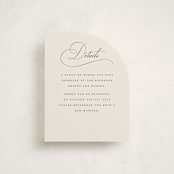 "Blessed Mitzvah" - Mitzvah Direction Cards in Onyx by Benita Crandall - Front