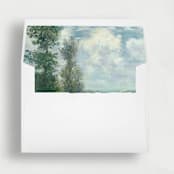 "Watercolor Forest Art | Set of 25 Envelope Liners" - Envelope Liners in green by Nikki Turner