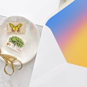 "A7 Envelope Liners Rainbow Holographic (set of 10)" - Envelope Liners in multicolor by Design by Laney